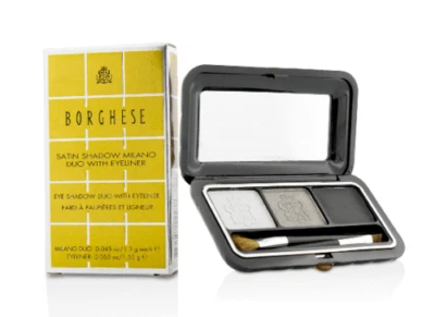 Borghese Satin Shadow Milano Trio Eye Shadow IN PLATINUM PIETRA 03 - 0.14 oz/4g - Image 1 of 2
