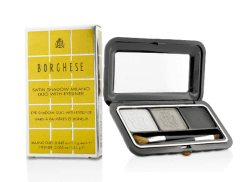 Borghese Satin Shadow Milano Trio Eye Shadow IN PLATINUM PIETRA 03 - 0.14 oz/4g - Image 1 of 2