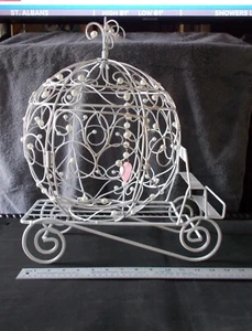 Cinderella Style Carriage Centerpiece Card Holder Bridal Decor OPEN BOX - Picture 1 of 15