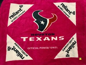 2014 HOUSTON TEXANS OFFICIAL PINK BREAST CANCER POWER TOWEL RELIANT NRG NEW
