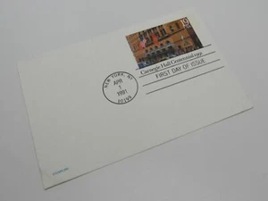 USPS Scott UX154 19c Carnegie Hall Centennial 1991 First Day of Issue - Picture 1 of 9
