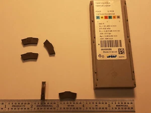 ISCAR TGMF 402 IC428 CARBIDE INSERTS, 5 PCS - Picture 1 of 5