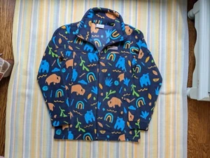 ⭐ Columbia animal print fleece jacket size 10/12 - Picture 1 of 12
