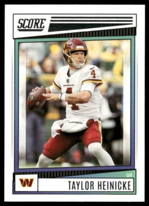 Taylor Heinicke 2022 Score #254 Washington Commanders - Picture 1 of 2