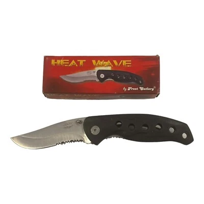 Heat Wave - 18-259B - Frost Cutlery - 4 1/2" Closed - Clip - Pocket Knife - Image 1 of 3
