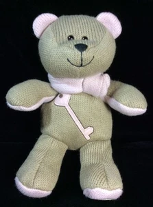 Peluche Starbucks Bearista Orso 89a Edizione Tan Rosa Cuore Chiave Giocattolo Morbido Maglia 2010 - Foto 1 di 6