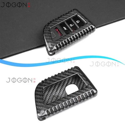 Llave inteligente de carbono real FOB carcasa sin llave para Acura Integra DE4 tipo S DE5 2023-25 Foto 1 de 4