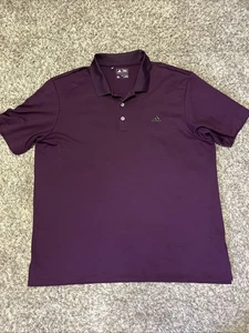 Camisa polo de golf Adidas para hombre XL púrpura - Imagen 1 de 10