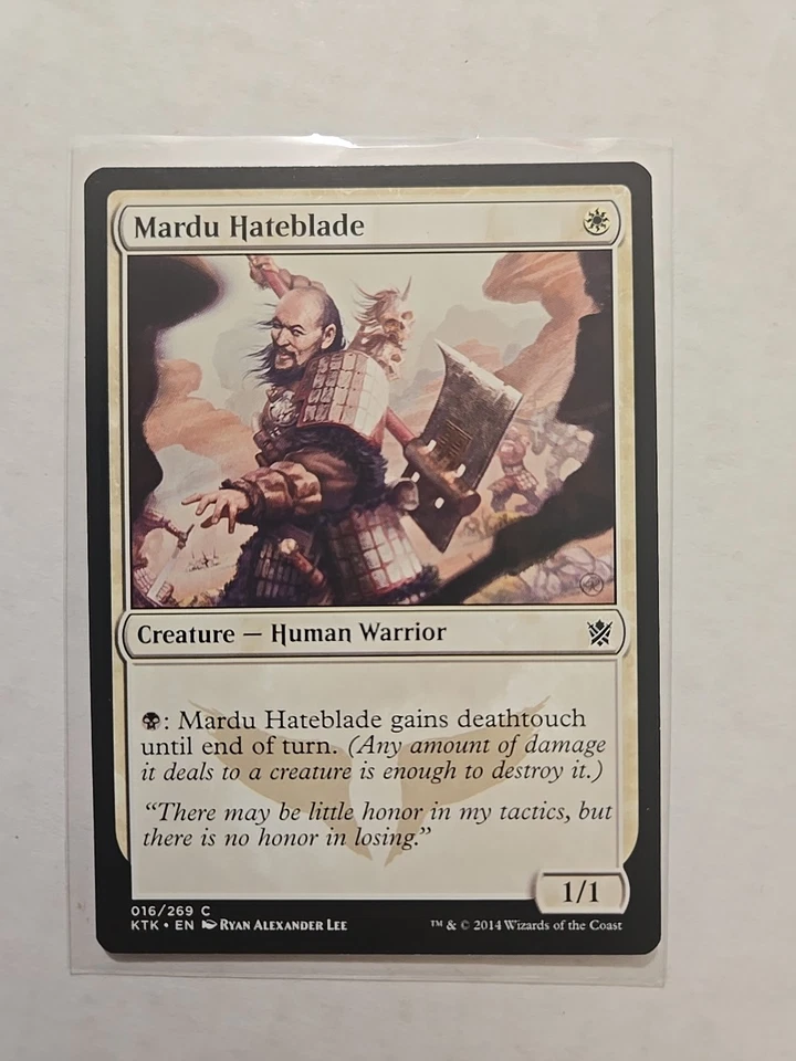 Mardu Hateblade - Khans of Tarkir - LP - MTG Magic - Common - Creature  - Image 1 of 1