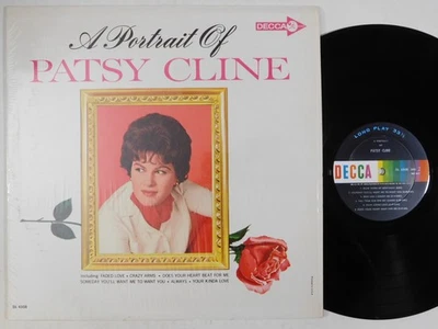 PATSY CLINE A Portrait Of DECCA LP DL 4508 mono shrink female vocal country og - Image 1 of 4