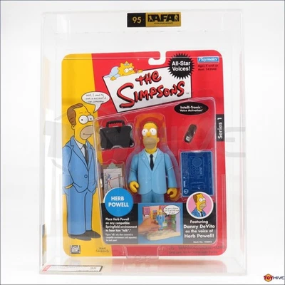 The Simpsons - Herb Powell AFA 95 Danny Devito World of Springfield by Playmates - Image 1 of 3