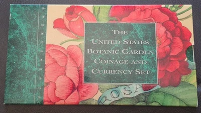 Juego de monedas y monedas 1997 Jardín Botánico de Estados Unidos - OGP y certificado de autenticidad Foto 1 de 3