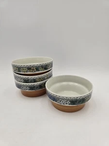 Set Of 4 Goebel Burgund Dessert Bowls Ramekins Fruit Berry 4.5" - Picture 1 of 7