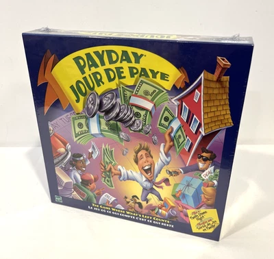 PAYDAY JOUR DE PAYE THE BOARD GAME WHERE WHAT’S LEFT COUNTS NEW SEALED HASBRO - Image 1 of 4