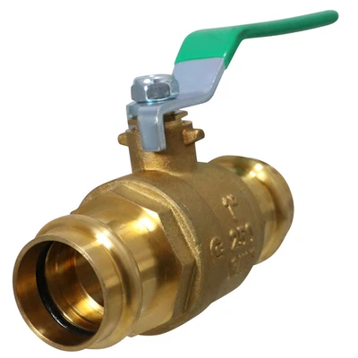 5 Pack XFITTING 1" Press Ball Valve, Lead Free Brass, Full Port, ProPress - Image 1 of 4