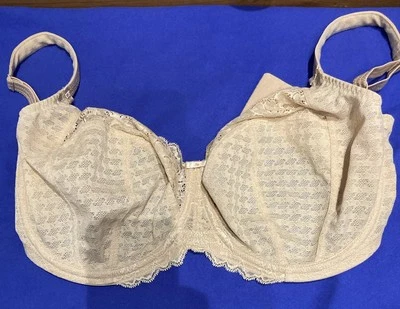 PANACHE ENVY 7285, UNDERWIRED, LACE, FULL CUP, SIDE SHAPING BRA, NUDE, 32HH (UK) - image 1 of 4