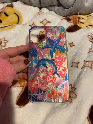 iPhone 11 Case marine life starfish & dolphin graphic waterproof, fingerprint-pr - Image 1 of 2