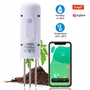Sensor inteligente de temperatura y humedad del suelo para jardín Tuya Zigbee - Zdjęcie 1 z 5