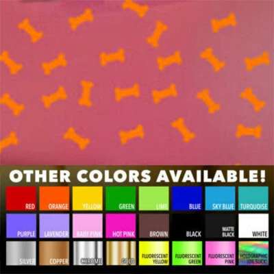 3" X 1.5" Dog Bone Home Office Wall Bathroom Window Vinyl Decals Stickers Decor - Image 1 of 3