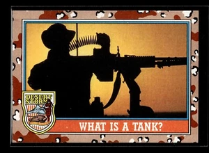 #140 What Is a Tank? (BASE) 1991 Topps Desert Storm (NM)(OTH) - Picture 1 of 2