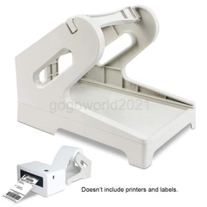 Thermal Label Holder for 4" x 6" Rolls and Fanfold Dymo, Zebra, Rollo Printer - Picture 1 of 8