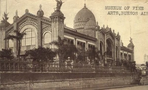 Postal del Museo de Bellas Artes Buenos Aires Argentina 1921 - Imagen 1 de 2