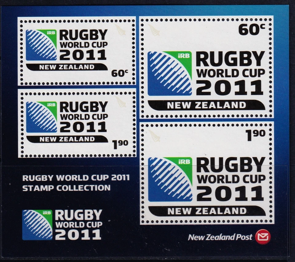 New Zealand 2010 Rugby World Cup Mint MNH Miniature Sheet SC 2330 - Image 1 of 1