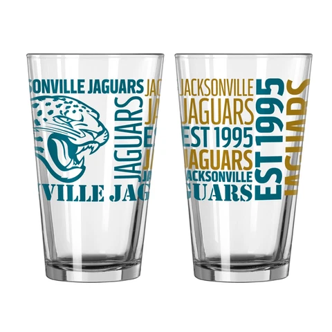 Jacksonville Jaguars Boelter NFL Spirit 16oz Pint Glass(1) FREE SHIP!! Cover