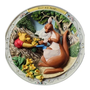 The Bradford Exhange Winnie The Pooh 3D Sammler Teller Silly Old Bear - Bild 1 von 2