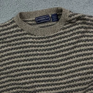 Susquehanna Trail Outfitters Sweater Mens Large Long Sleeve Stripes Sweatshirt - Picture 1 of 6