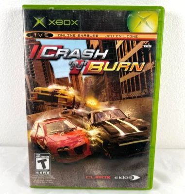 Crash 'N' Burn (Microsoft Xbox, 2004) w/ Manual - Image 1 of 3