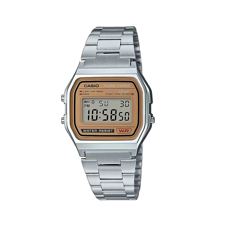 CASIO A158WEA-9EF,Uhr,Watch,Illuminator,digital retro vintage,Casio Iconic - Bild 1 von 1