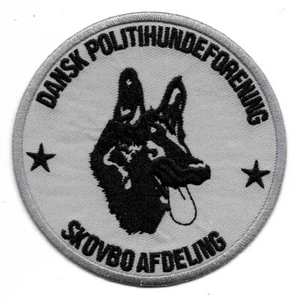 DÄNEMARK K-9 DANSK Politi Hundeforen. Polizei Abzeichen Hundeführer Police Patch - Bild 1 von 2