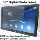 17" LED HD 1080P Digital Photo Frame Extended PC Monitor TFT Modules w Remote 2G