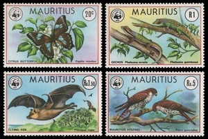 Mauricio 1978 - Mi-Nr. 463-466 ** - MNH - Animales salvajes / Animales salvajes - Imagen 1 de 1