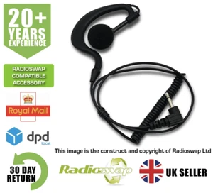 LISTEN ONLY G-SHAPE EARPIECE 2.5MM PLUG (RS-LO-G-30-2.5) - Picture 1 of 7