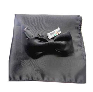 Papillon Negro Black Mariposa Pañuelo Completo De Bolso Clutchbag M - Imagen 1 de 1
