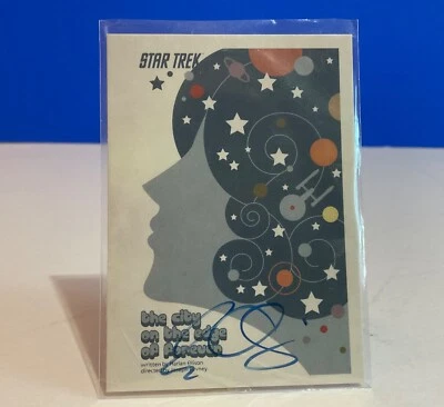 Juan Ortiz signed STAR TREK ART TOS Card #JOA29 Print City edge Forever LIMITED - Image 1 of 4