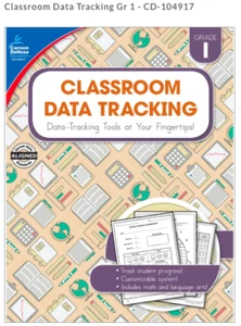 Classroom Data Tracking, Grade 1 by Carson-Dellosa Publishing (Paperback) - Picture 1 of 3