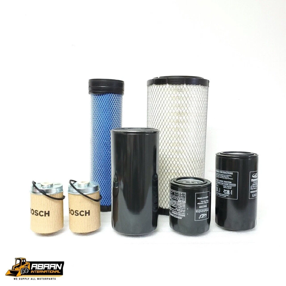 OEM FILTER PACK OF 7 FOR MAHINDRA TRACTOR 7060 4WD / 8560 2WD / 8560 4WD - Image 1 of 2