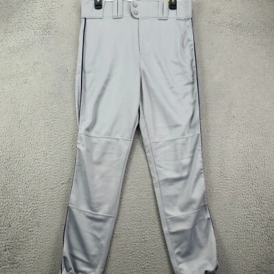 Calça de beisebol masculina Rawlings Pro-Dri cinza média bolso atlético NOVA - Imagem 1 de 4