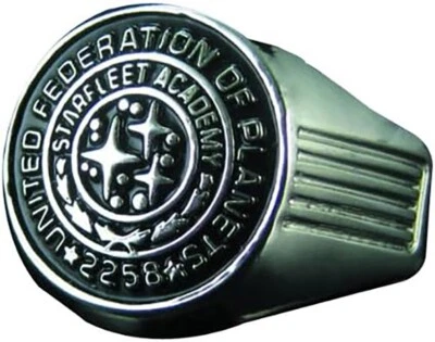 Star Trek 2009 Starfleet Academy Ring QMX out of production new in box - image 1 of 4