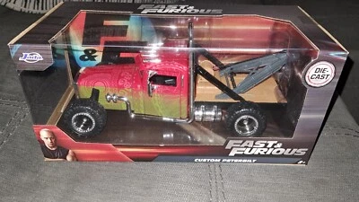  FAST FURIOUS CUSTOM PETERBILT WRECKER TOW TRUCK JADA 1:24 OPENING DOORS - Image 1 of 4