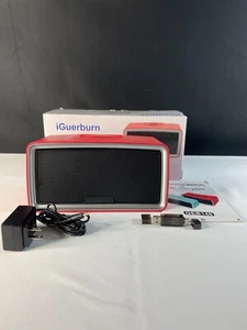iGuerburn GEB148 Red Wireless Bluetooth Portable Simple Music MP3 Player - Picture 1 of 12