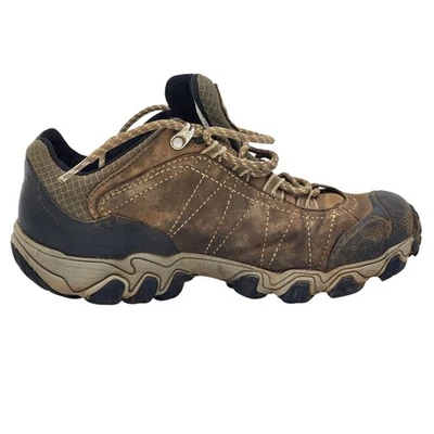 Oboz туфли женщин 9 водонепроницаемый туризм тропа низкий кожаный коричневый треккинг на открытом воздухе - Изображение 1 из 4