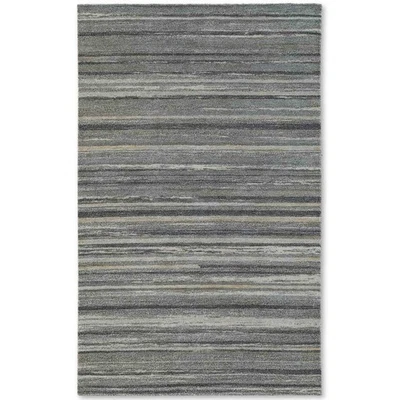 Modern Hand Tufted Woollen And Recycled Polyester Rug Color Gray Carpet Area Rug - Image 1 of 4