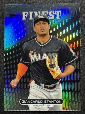 2013 Finest Refractors #81 Giancarlo Stanton Miami Marlins - Image 1 of 2