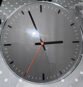 Ikea Contemporary Wall Clock Grey 30cm - Picture 1 of 3