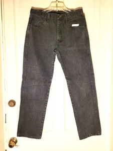 Jeans black Rustler New 33 x 32” washed once, not faded excellent cond - Picture 1 of 5