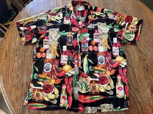 VTG Paradise Found Tony Soprano Replica Hot Sauce Shirt Sopranos RARE Adult L - Picture 1 of 10